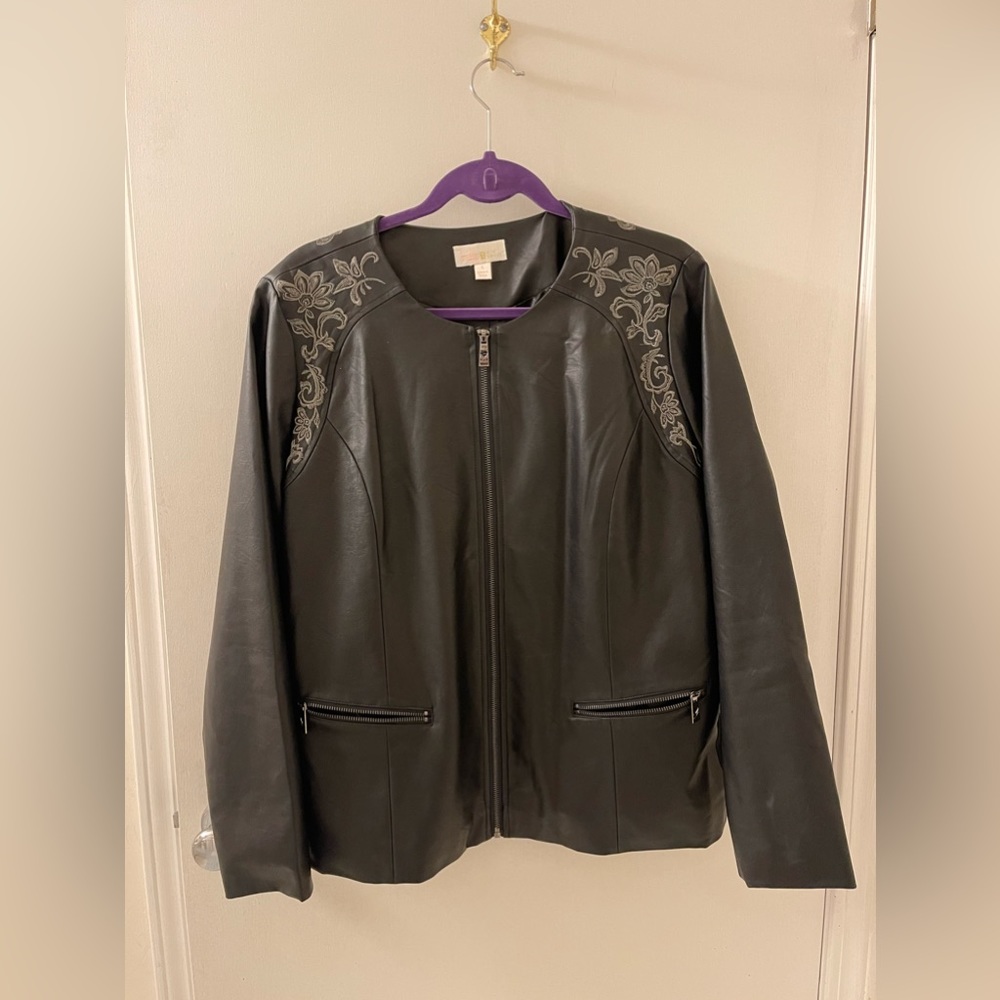 Belle by Kim Gravel Vegan Leather Jacket